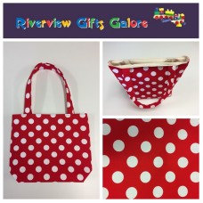 Medium Tote Bag - Red Spot